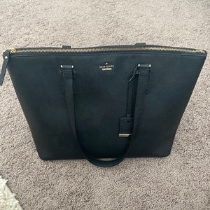 Kate Spade Black Bag zipper tote